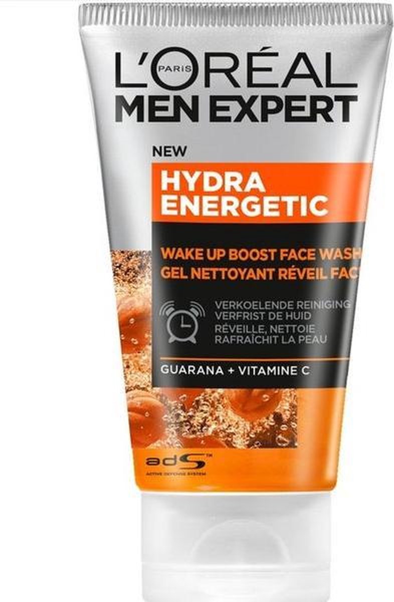 L’Oréal Paris Men Expert Hydra Energetic Reinigingsgel - 100 ml - Droge huid