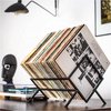 LP Opbergsysteem - Vinyl Opberg Systeem – LP Kast - Platenrek – LP Rek – Platenhouder - Vinyl Rek - La Vinyl® - Zwart gepoedercoat Staal - Premium kwaliteit! - SINTERKLAAS CADEAU