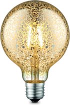 Home sweet home LED lamp Deco G95 4W dimbaar - zilver/goud