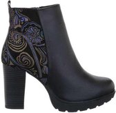 Megan Boots Black in Swing Vintage Jaren 50 Stijl