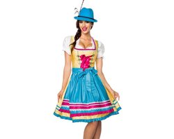Dirndline Kostuum jurk -XL- Dirndl Oktoberfest Multicolours
