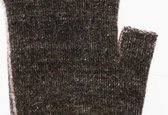 Possum/Merino Handschoenen - Korte Vingers - Black Marl