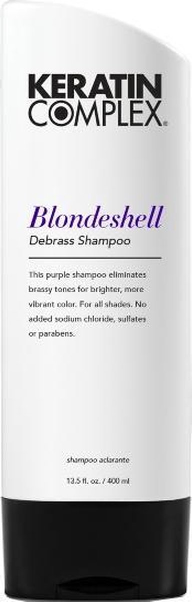 Keratin Complex Blondeshell Debrass Shampoo - 400 ml - Zilvershampoo vrouwen - Voor