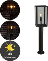 Proventa LED Tuinlantaarn Staand met daglichtsensor - Retro look - 80 cm