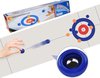 Afbeelding van het spelletje Tafel Curling Spel Orgineel - Mini Curling - Schuif Spel - Knikker Curling - Tafel Curling Game - Curling Bordspel - Marble - 120 cm
