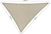 Shadow Comfort® Ongelijkzijdige Driehoek Schaduwdoek - UV Bestendig - Zonnedoek - 350 x 400 x 450 CM - Sahara Sand