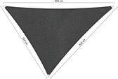 Shadow Comfort® Ongelijkzijdige Driehoek Schaduwdoek - UV Bestendig - Zonnedoek - 350 x 400 x 450 CM - Carbon Black