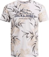 Jack & Jones T-shirt - Jongens - wit/grijs/geel