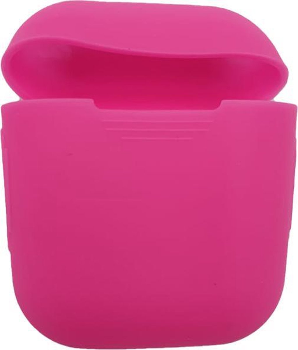 Airpod Case – Airpod Hoesje – Voor Airpods 1&2 - Silicone Roze – oDaani