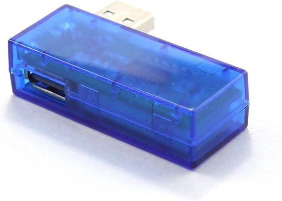 USB Tester, Voltmeter Ammeter Flow Meter Multimeter USB Color LCD Voltmeter USB Voltage Meter Charger USB Tester (BLUE