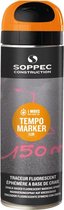 Soppec Tempo Marker tijdelijke markeerverf, blauw, 500 ml