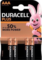 Duracell AAA Plus Power - 4 stuks