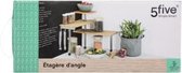 Bamboe keuken hoekplank - Keukenblad - Hoekblad - Keuken - Bamboe - Opbergrek - Keuken materiaal - Keuken organizer - Multifunctioneel - NEW MODEL - LIMITED EDITION