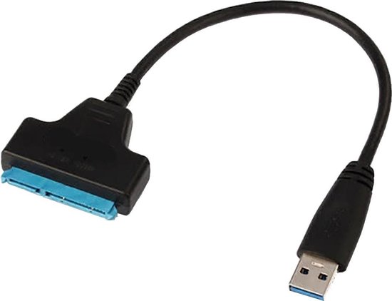 Câble USB 3.0 vers adaptateur SATA 22 broches 2,5 pouces SSD convertisseur  de disque dur | bol.com