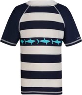 Snapper Rock UV werend T-shirt Kinderen korte mouwen Haai - Blauw - Maat 86-92