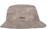 Hatland - UV Boonie hoed voor heren - Venturia - Camouflage Khaki - maat L (59CM)