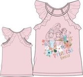 Disney Princess T-shirt - Princess Forever - lichtroze - maat 116 (6 jaar)