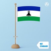 Tafelvlag Lesotho 10x15cm | met standaard