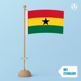 Tafelvlag Ghana 10x15cm | met standaard