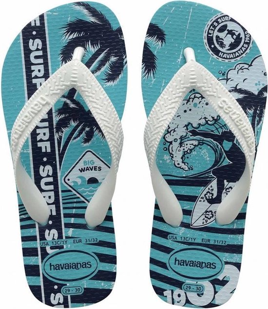 Bevriezen fusie schedel Havaianas Jongens slippers Havaianas slipper blauw 25/26 | bol.com