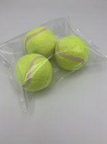 Balles de tennis - Jouet adapté aux chiens / animaux de compagnie - 3 pièces.