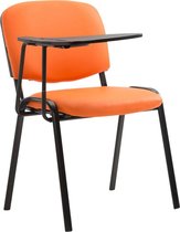 Kunstlederen stoel - Bureau - Klaptafel - Handig - Kunstleer - Oranje