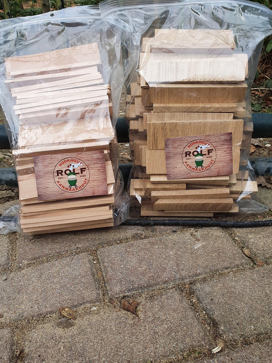 Rookhoutstrips eiken en beuken 2.5 kg