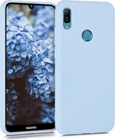 kwmobile telefoonhoesje voor Huawei Y6 (2019) - Hoesje voor smartphone - Back cover in mat lichtblauw