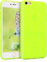 kwmobile telefoonhoesje voor Apple iPhone 6 Plus / 6S Plus - Hoesje voor smartphone - Back cover in neon geel