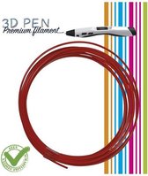 premium filament 3d pen 5 mt rood