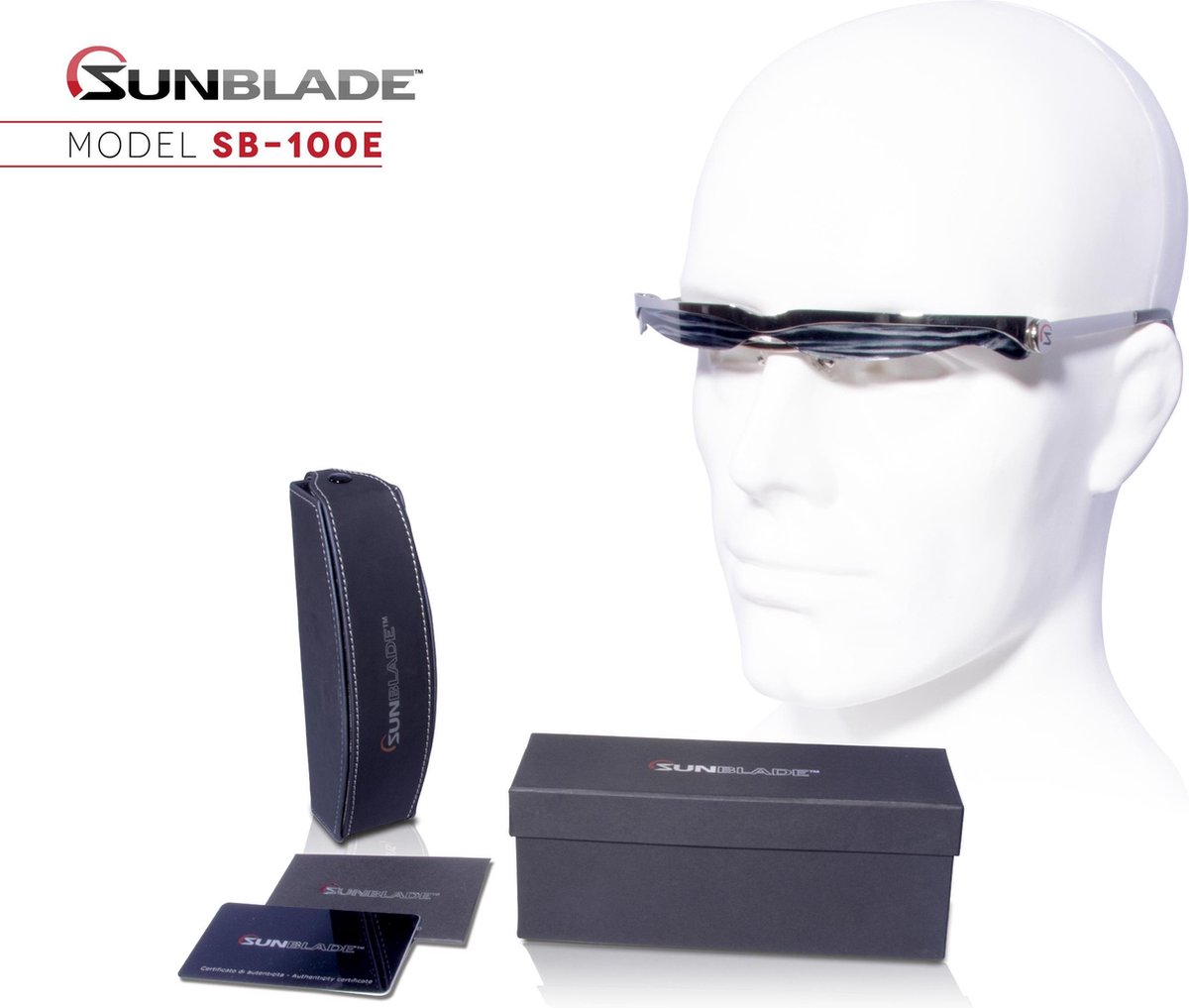 Sunblade SB-100E Fashion - Design zonnebril - Uniek ontwerp zonder glazen!