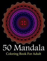 50 Mandala Coloring Book for Adult