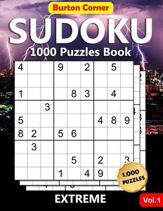 Sudoku 1000 Puzzles Book - cover