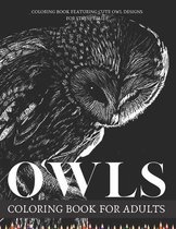 Owls: Coloring Book for Adults