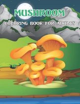 Mushroom Coloring Book For Adults