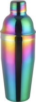 Cocktailshaker - Premium rvs - regenboog kleurige rvs - Professionele shaker - keukengerei  - 0,75l - vaatwas bestendig
