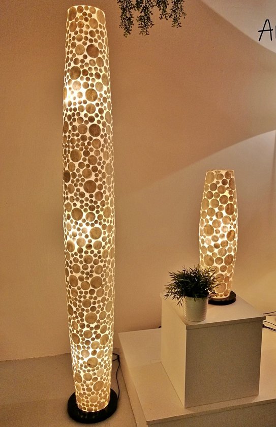 Staande lamp Decoratie Vloerlamp woonkamer slaapkamer Design parelmoer... |