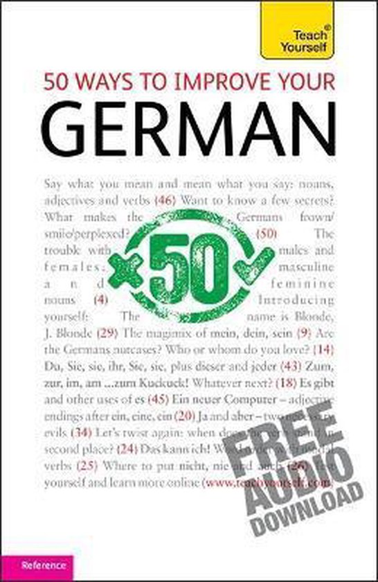 50 Ways To Improve Your German: Teach Yourself