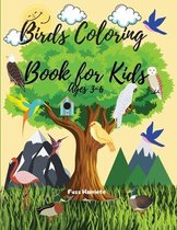 Birds Coloring Book for Kids Ages 3-6