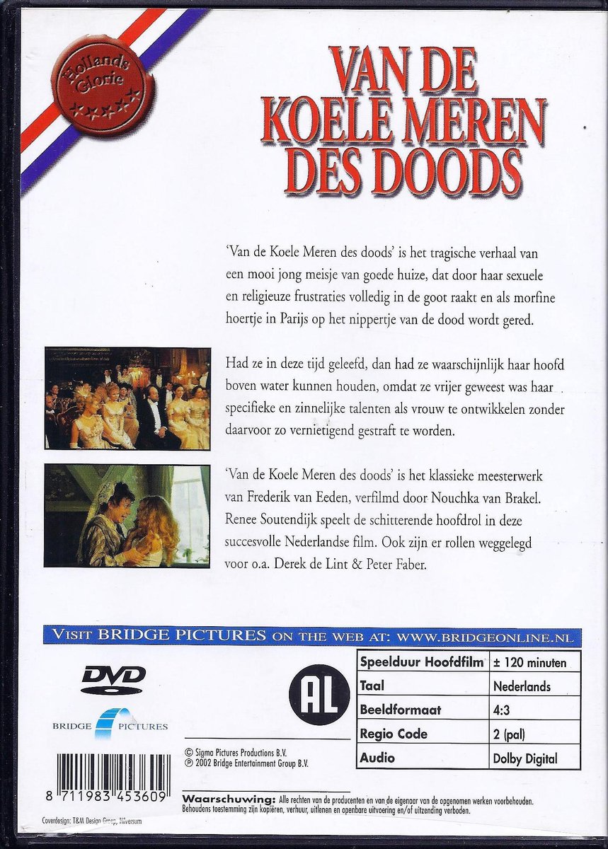 Van De Koele Meren Des Doods (Dvd), Renée Soutendijk Dvd's Van De Koele Meren Des Doods (Dvd), Renée Soutendijk Dvd's