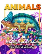 Animals Adult Coloring Book