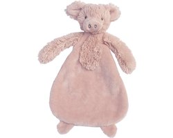 Happy Horse Varken Perry Knuffeldoekje - Roze - Baby cadeau