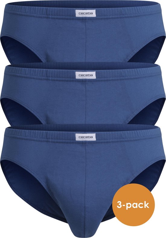 Ceceba heren slips (3-pack) - blauw - Maat: XXL