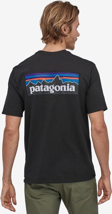 Patagonia P-6 Logo Tee heren shirt zwart | bol.com