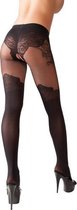 Panty Met Kousen Look - Zwart - Maat 3 - Zwart - Sexy Lingerie & Kleding - Beenmode -  Dames Lingerie - Kousen