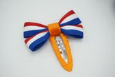 Haarstrik Koningsdag - Oranje Klik-Klak - NLvlag - Haarspeld - Bows and Flowers