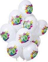 Ballonnen 40 Jaar Feest 30cm 12st