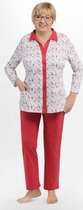 Martel- Elzbieta dames pyjama- rood- 100 % katoen XL