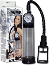 Penis Pump Deluxe - Zwart - BDSM - Vacu√ºm Pompen - Toys voor heren - Pumps & Enlargers
