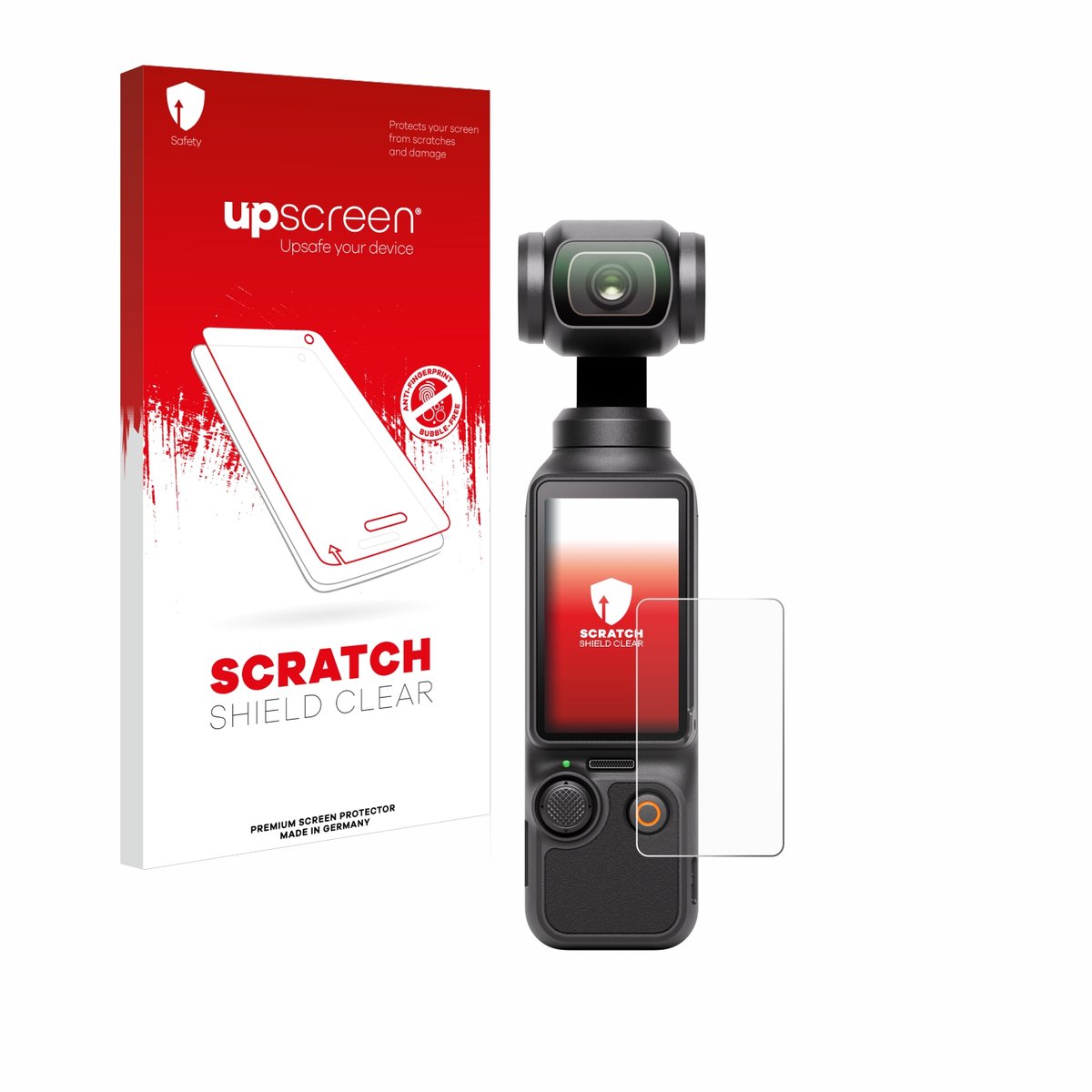 upscreen - Screenprotector voor DJI Osmo Pocket 3 - Folie Beschermfolie transparant